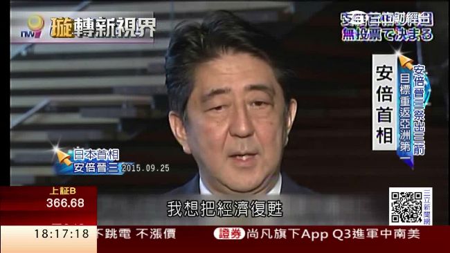 安倍三箭失效　日本經濟面臨走鋼索