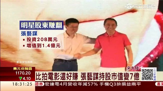 比拍電影還好賺　導演持股市值變7億