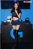 正妹Apnil小小兵團。（記者邱榮吉/攝影）