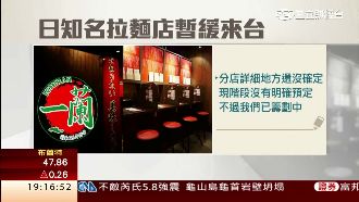 一蘭拉麵來台延誤？傳受租金太貴影響