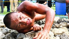 蛙人訓練照　翻攝自臉書專頁國防部發言人