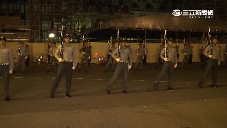 迎新政府就職！520樂儀隊摸黑彩排