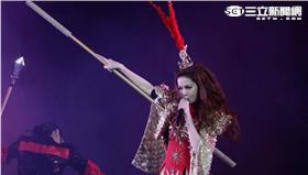 謝金燕演唱會豬哥亮到場觀看（鄭先生攝）