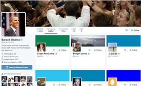 美國總統歐巴馬,蜜雪兒,A片女星,推特,追蹤