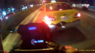 運將逼車擦撞重機　懷胎6月孕婦險摔