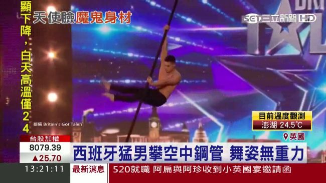 影／挑戰零重力！猛男空中鋼管秀嗨翻
