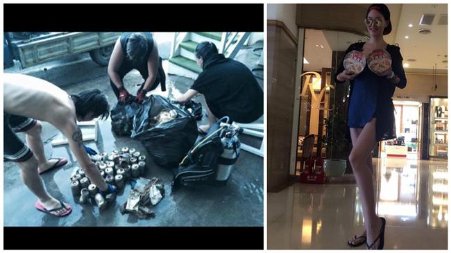 女模魂斷海洋　度假不忘撿垃圾愛地球