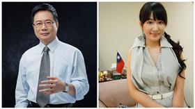 蔡正元、「馬尾妹」洪菱霙（圖／翻攝自臉書）