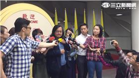 ▲林洲民評公聽會遭撒冥紙「不生氣是假的」（圖／記者盧冠妃攝）