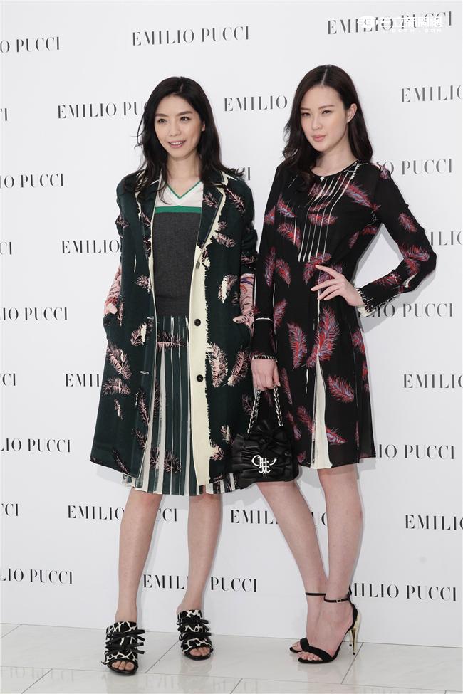 Emilio Pucci台灣首家專賣店開幕酒會吳品萱與王尹平示範新裝