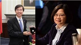 蔡英文,趙慶泰,韓國（合成圖／翻攝自蔡英文臉書、總統府網站）