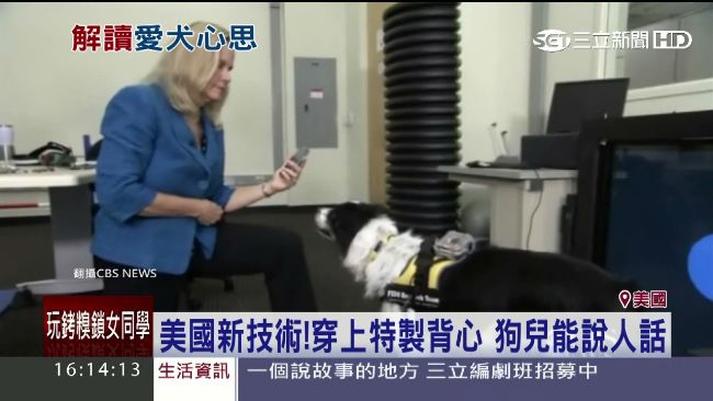 美特製語音背心　讓汪星人開口說人話