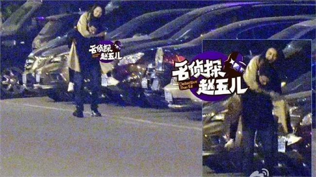 趙又廷背高圓圓散步　甜蜜指數破表