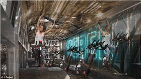 健身巴士,http://www.dailymail.co.uk/femail/article-3594495/London-bus-set-transformed-spinning-studio-burn-calories-commute.html