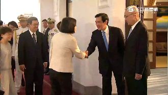 「雙英」交接互動冷　馬英九只說兩字