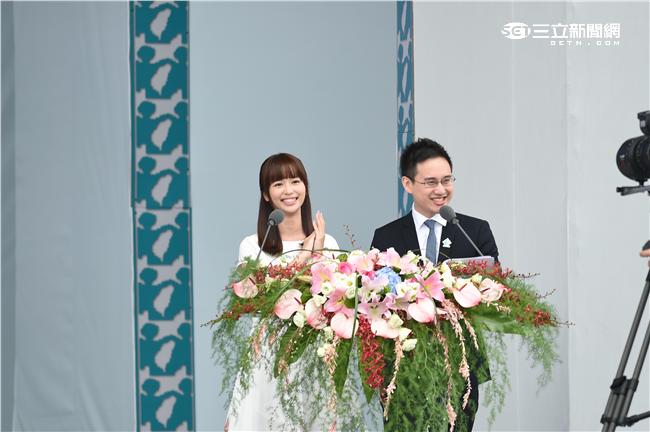 總統府,520,就職,陳明珠,趙怡翔,口譯哥,客家妹
圖／台北市攝影記者聯誼會提供