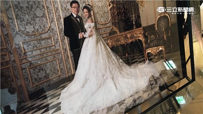 蔡正元今娶馬尾妹　宮廷婚紗照曝光