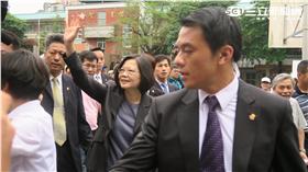 蔡英文總統赴永和國小投票。記者盧素梅攝