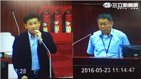 戴錫欽　柯文哲　記者盧冠妃攝