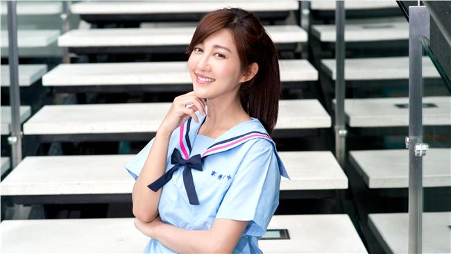 制服大賞／王晴變身制服妹拉票