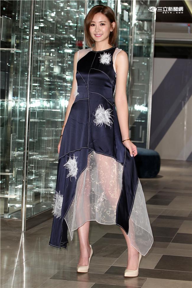 三立最新華劇「狼王子」女主角安心亞。（記者邱榮吉/攝影）