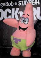 阿喜出席海綿寶寶聯名路跑記者會。（記者邱榮吉/攝影）