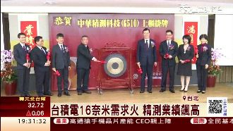 台積電16奈米需求火　精測業績漲