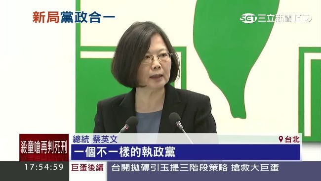 蔡英文續任黨主席　要民進黨脫胎換骨