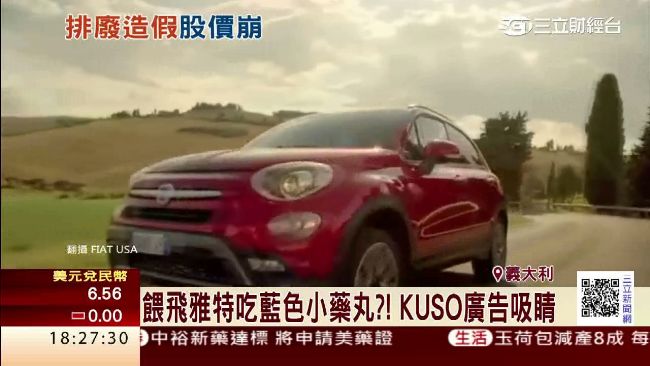 飛雅特爆排廢造假　股價創3個月新低
