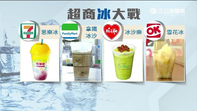超商冰品「夏」戰帖　冰沙PK雪花冰