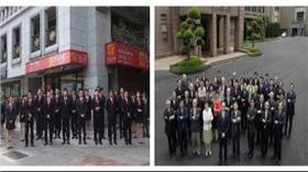 林全內閣vs房仲合照(圖行政院提供、東森房屋臉書)