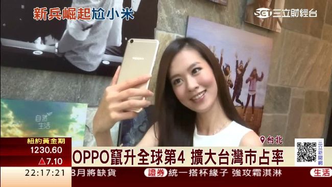 OPPO竄升全球第4　擴大台灣市占