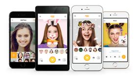 LINE推出免費自拍app「egg」（圖／LINE提供）