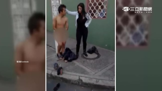 辣妹遭搶超霸氣　反逼強匪脫光光道歉