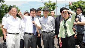 林全視察亞洲矽谷。行政院提供