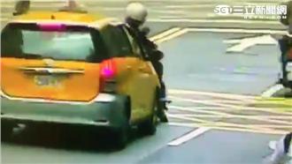 通緝犯開小黃跑路　追撞騎士身分露餡