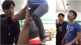 全家便利商店、店員、毆打、超商、買菸（圖／翻攝自爆料公社影片）