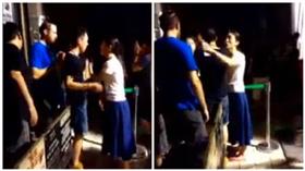 陸女喝醉飆罵店員　（圖／翻攝自爆料公社）