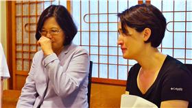 蔡英文、蕭美琴、弔唁花蓮市長田智宣（圖／中央社）