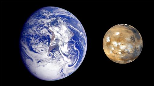 火星 Photo Credit:wiki
https://zh.wikipedia.org/wiki/%E7%81%AB%E6%98%9F#/media/File:Earth_Mars_Comparison.jpg