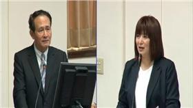 農委會主委曹啟鴻,蔡培慧　圖／翻攝自立法院直播