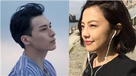 翻攝自嚴爵、小八臉書合成圖 分手