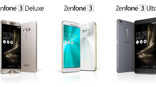 華碩推ZenFone 3三款旗艦機