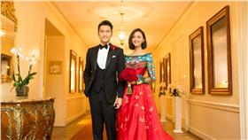 袁弘、張歆藝婚禮／圖翻攝自微博