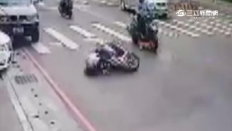 狗爆衝馬路害騎士慘摔　飼主恐須賠償