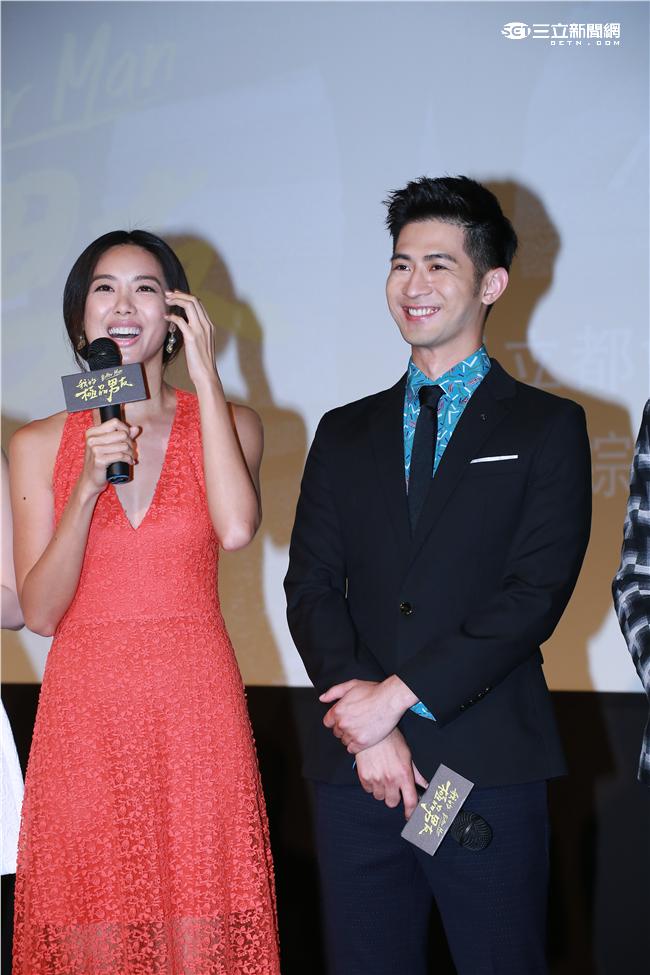 「我的極品男友」首映會；演員：林佑威、黃騰浩、簡宏霖、林可彤、林逸欣、連俞涵、沈海蓉、王道、胡佩蓮、檢場、況明潔、李相林