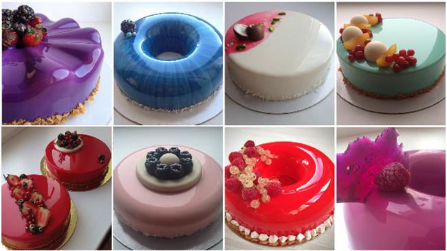 鏡面蛋糕美翻　正妹甜點師成全球嬌點