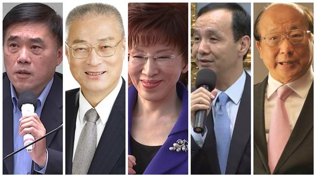 傳四天王準備槓洪秀柱　戰國民黨主席
