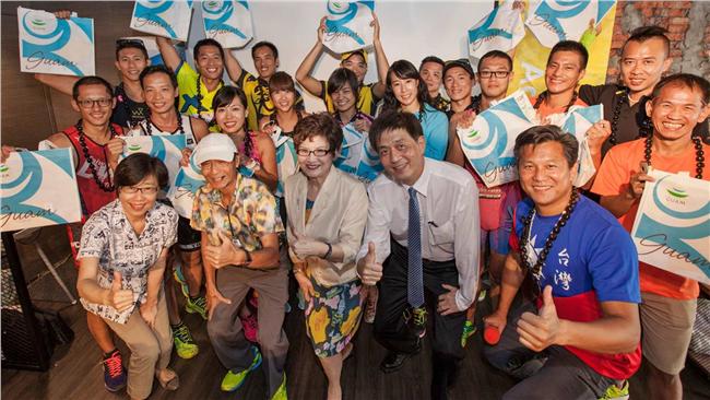 關島鐵人三項競賽　台灣選手首度參賽