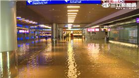 桃園機場淹水
